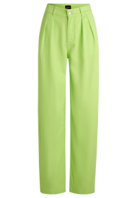 MEDIUM GREEN // CASUAL TROUSERS C_TANJURA-W