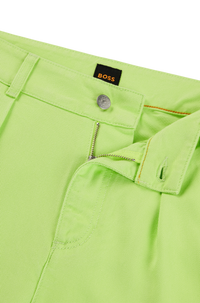 MEDIUM GREEN // CASUAL TROUSERS C_TANJURA-W