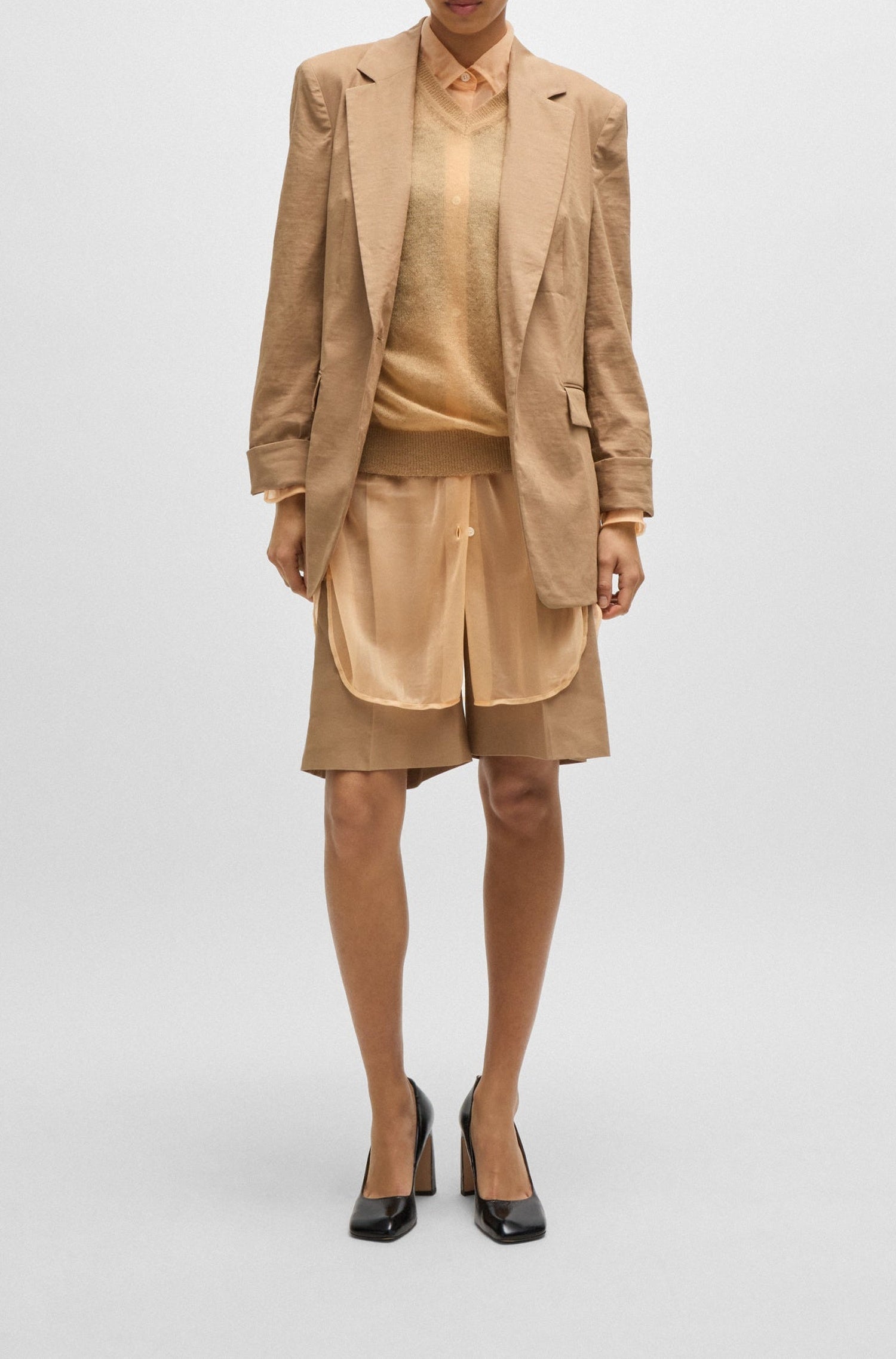 Blouse Bareid - Light & Pastel Orange