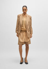 LIGHT & PASTEL ORANGE // TAILORED BLOUSES BAREID
