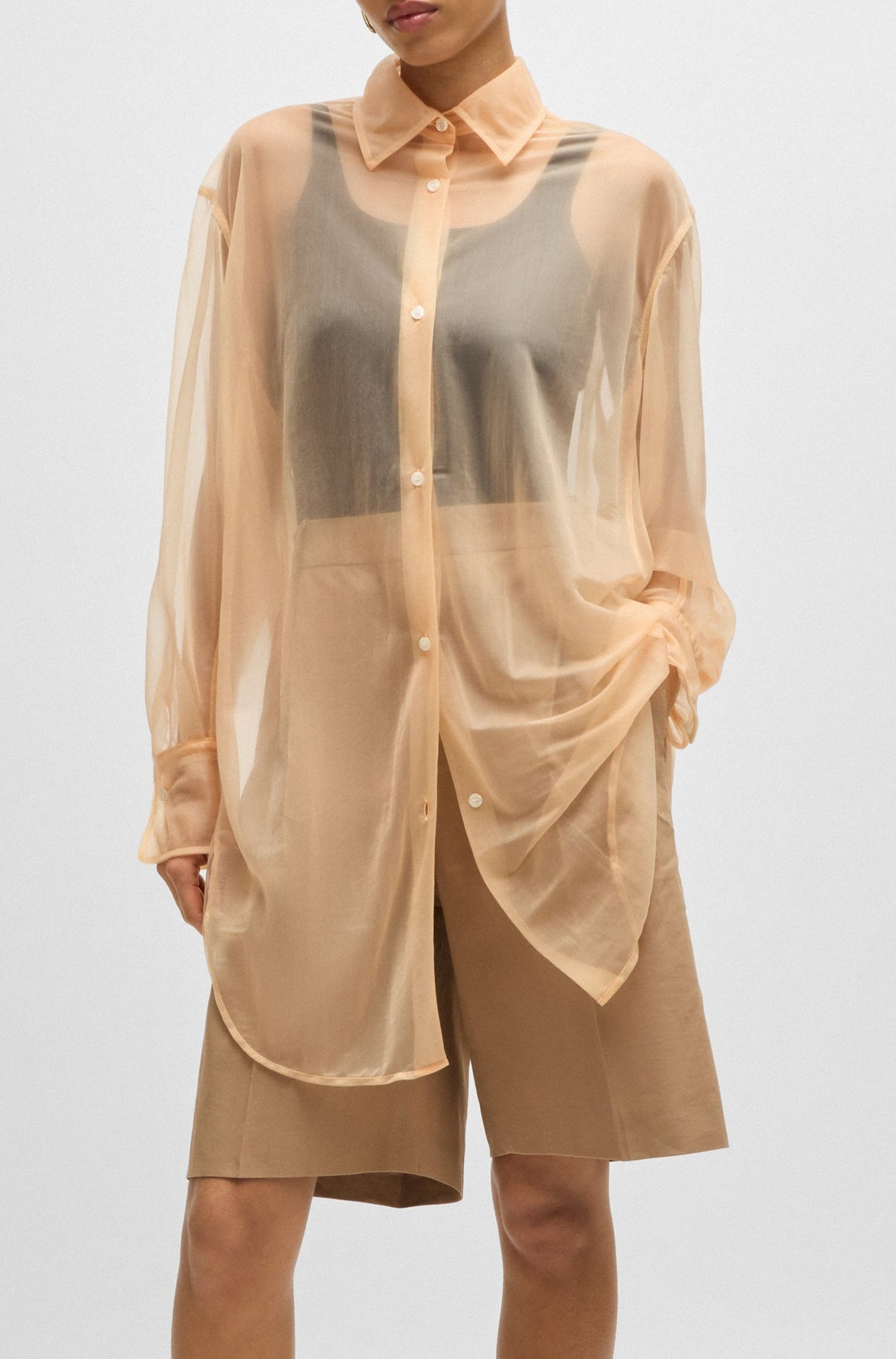 Blouse Bareid - Light & Pastel Orange