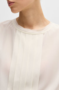 Blouse Bemiula en soie - Open White
