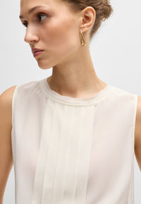 OPEN WHITE // TAILORED BLOUSES BEMIULA