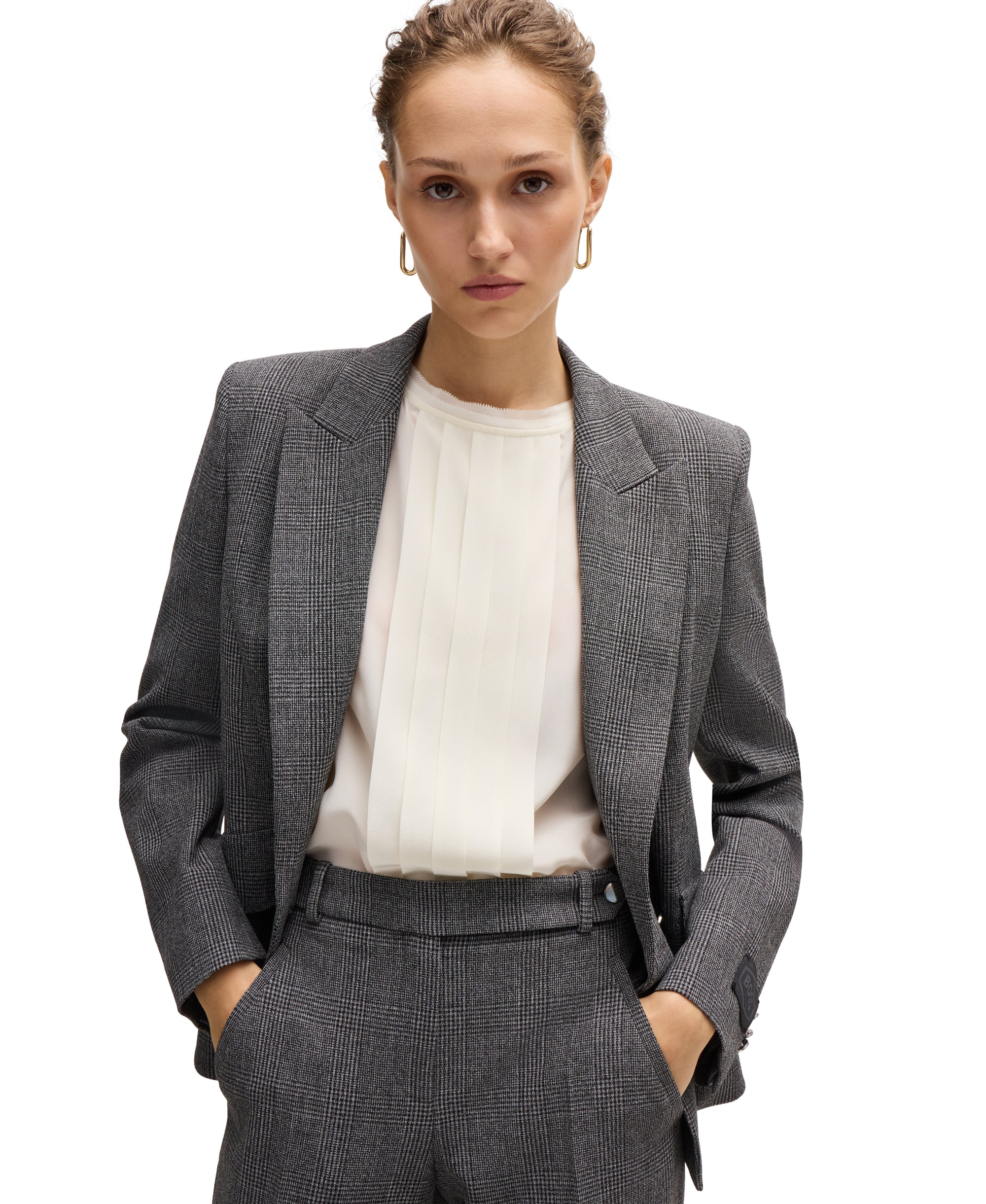 OPEN WHITE // TAILORED BLOUSES BEMIULA