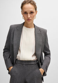 OPEN WHITE // TAILORED BLOUSES BEMIULA