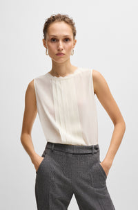 OPEN WHITE // TAILORED BLOUSES BEMIULA