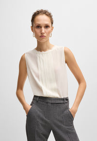 OPEN WHITE // TAILORED BLOUSES BEMIULA
