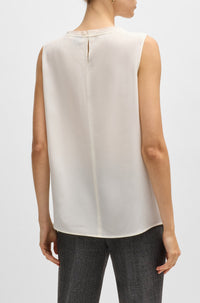 Blouse Bemiula en soie - Open White