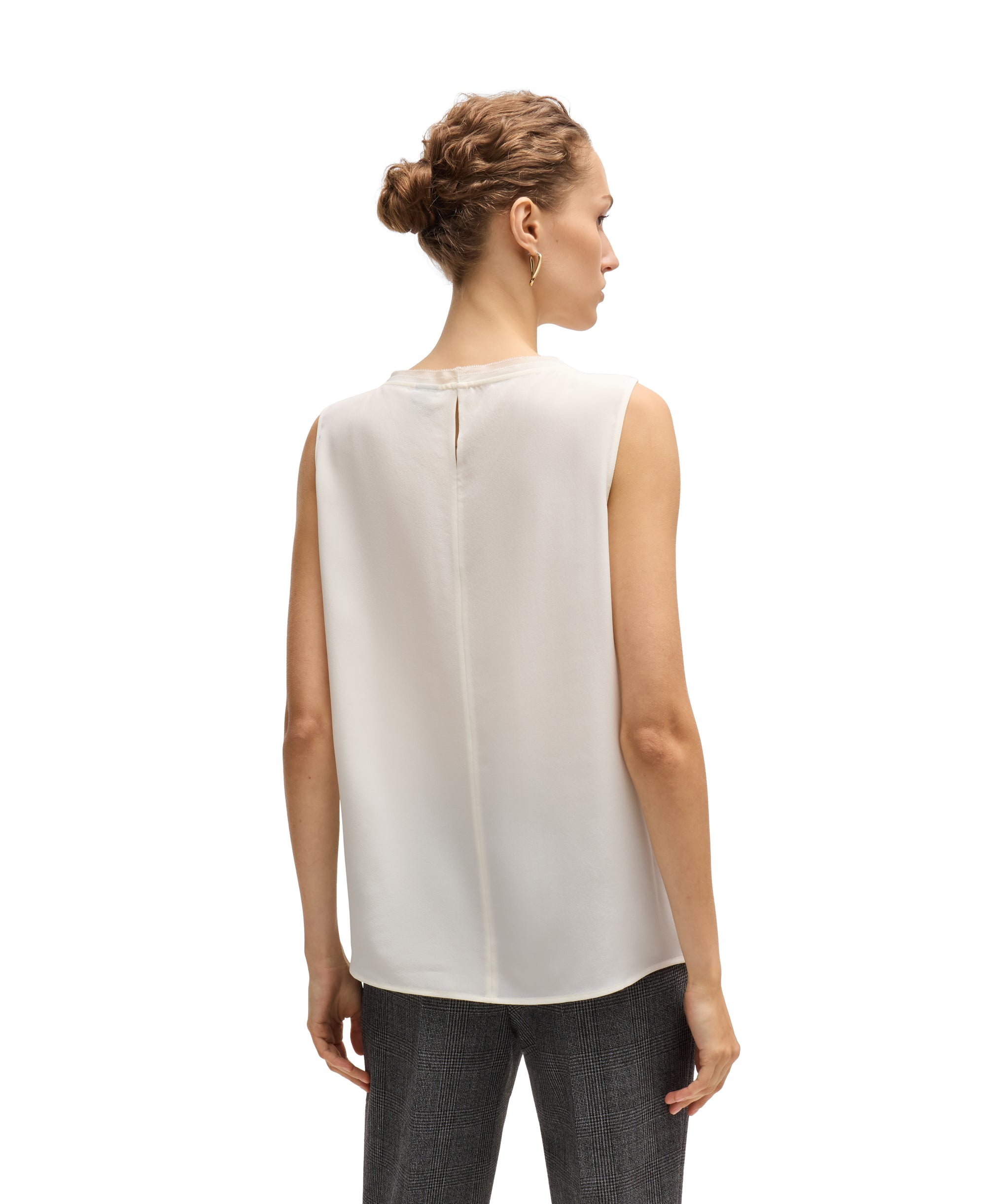 OPEN WHITE // TAILORED BLOUSES BEMIULA