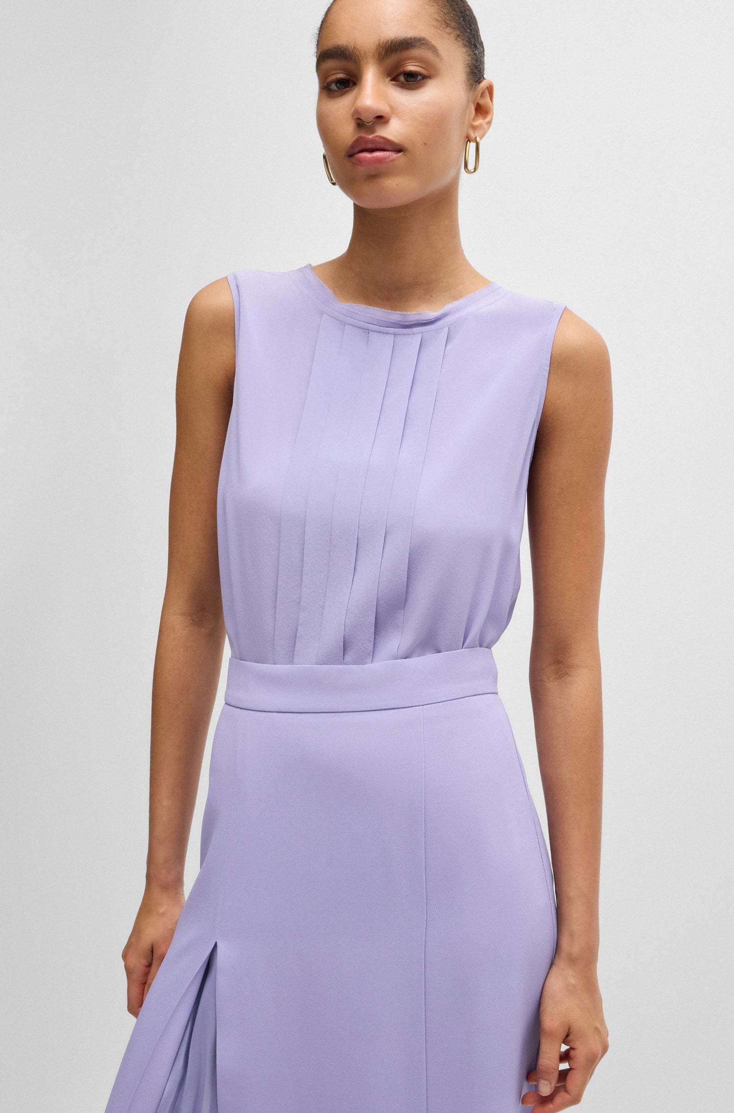 MEDIUM PURPLE // TAILORED BLOUSES BEMIULA