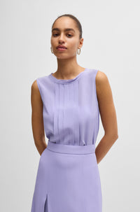 MEDIUM PURPLE // TAILORED BLOUSES BEMIULA