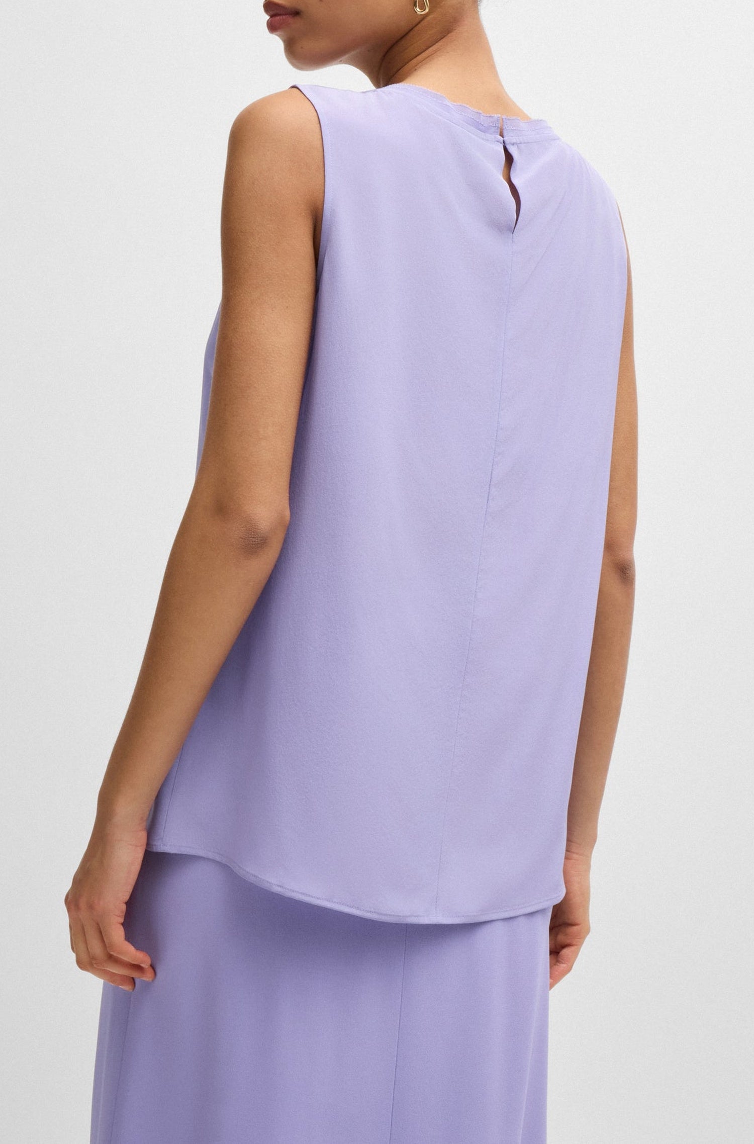 Blouse Bemiula en soie - Medium Purple