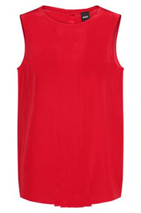 BRIGHT RED // TAILORED BLOUSES BEMIULA