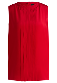 BRIGHT RED // TAILORED BLOUSES BEMIULA