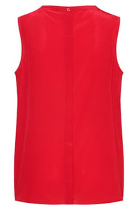 BRIGHT RED // TAILORED BLOUSES BEMIULA