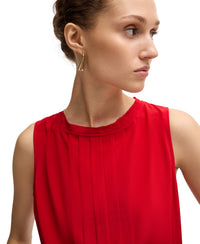 BRIGHT RED // TAILORED BLOUSES BEMIULA