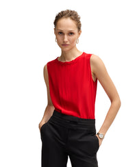 BRIGHT RED // TAILORED BLOUSES BEMIULA