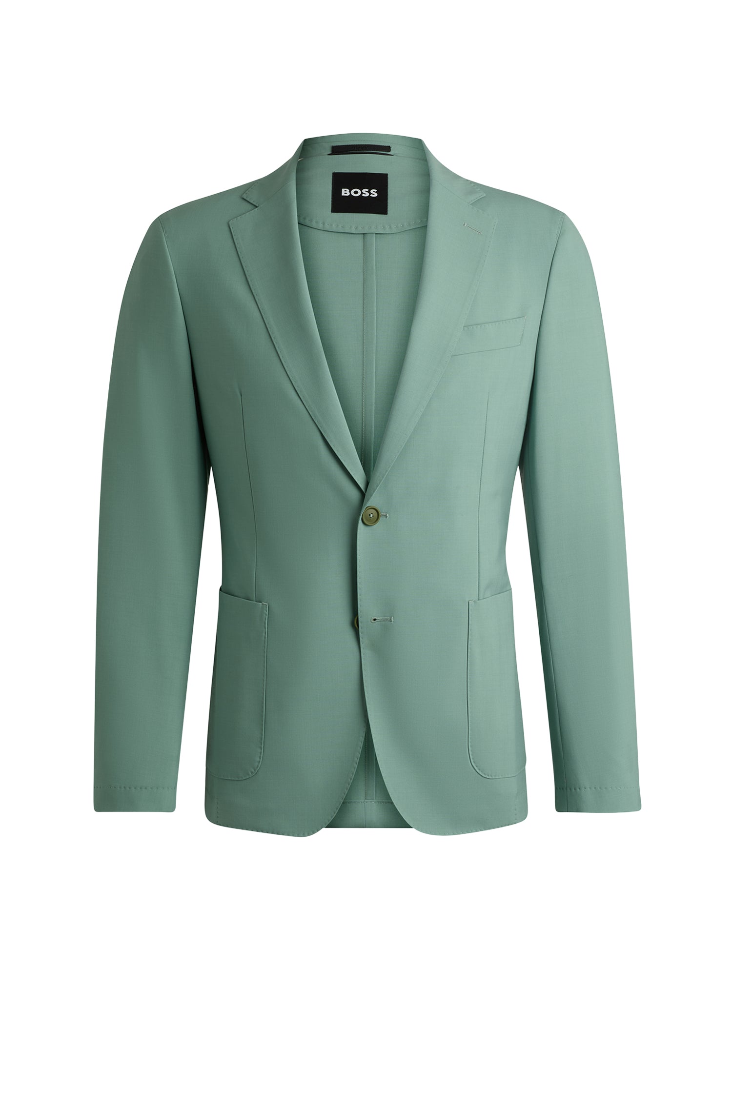 Veste de costume Hanry en laine - Open Green