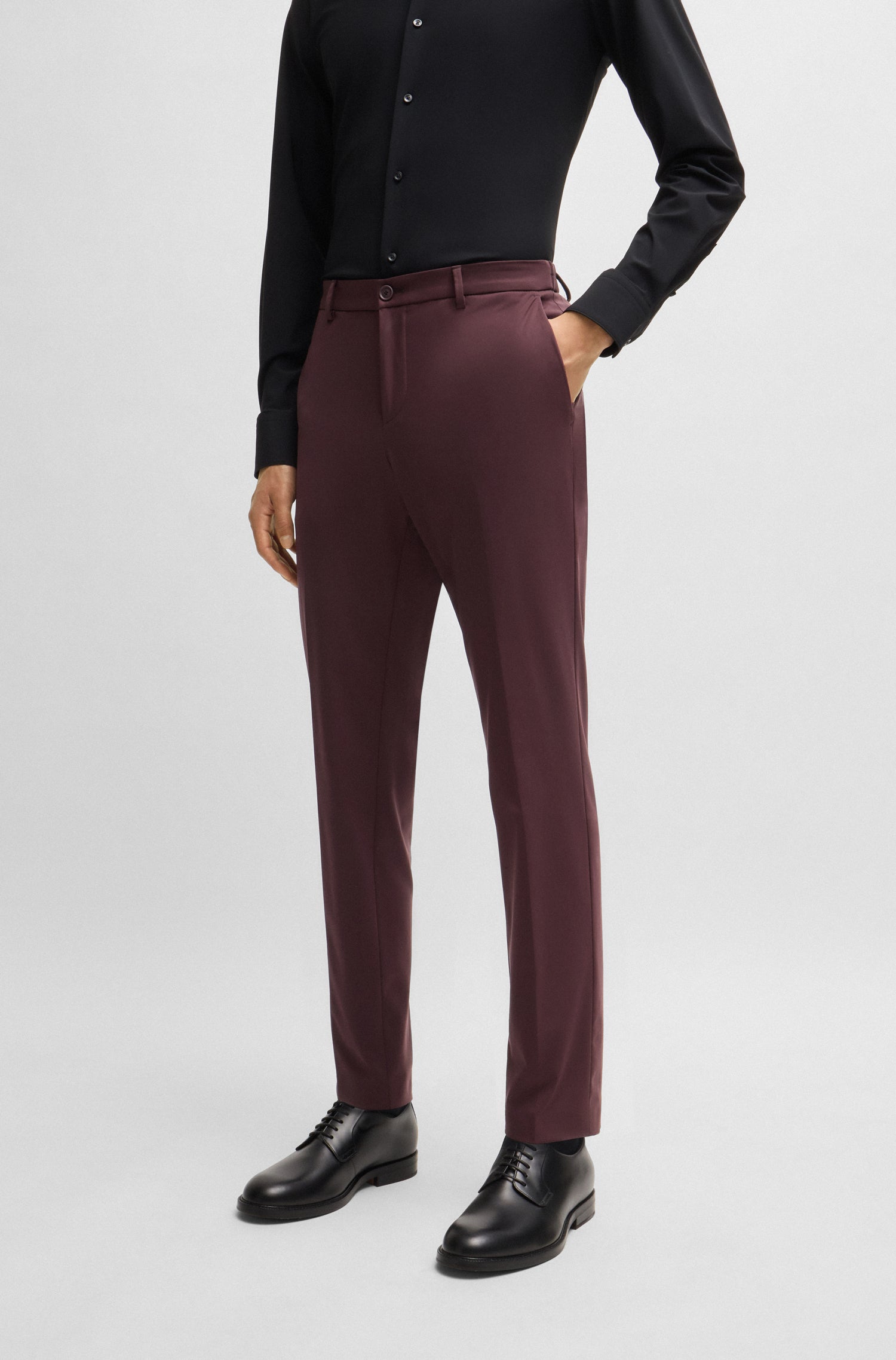 REF ADD // LIGHT & PASTEL ORANGE // FORMAL TROUSERS HUGLIA