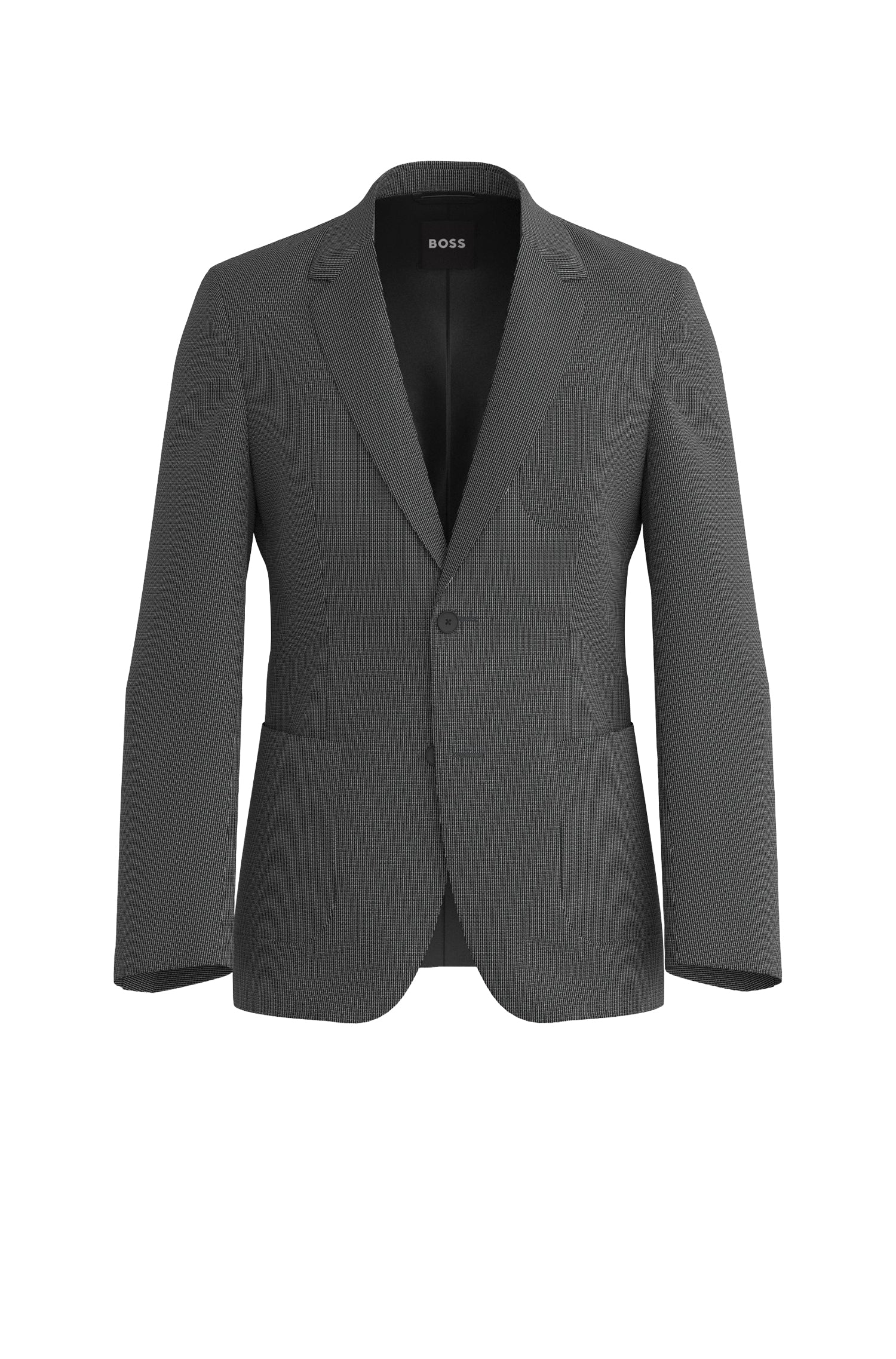Veste de costume Houston en laine - Black