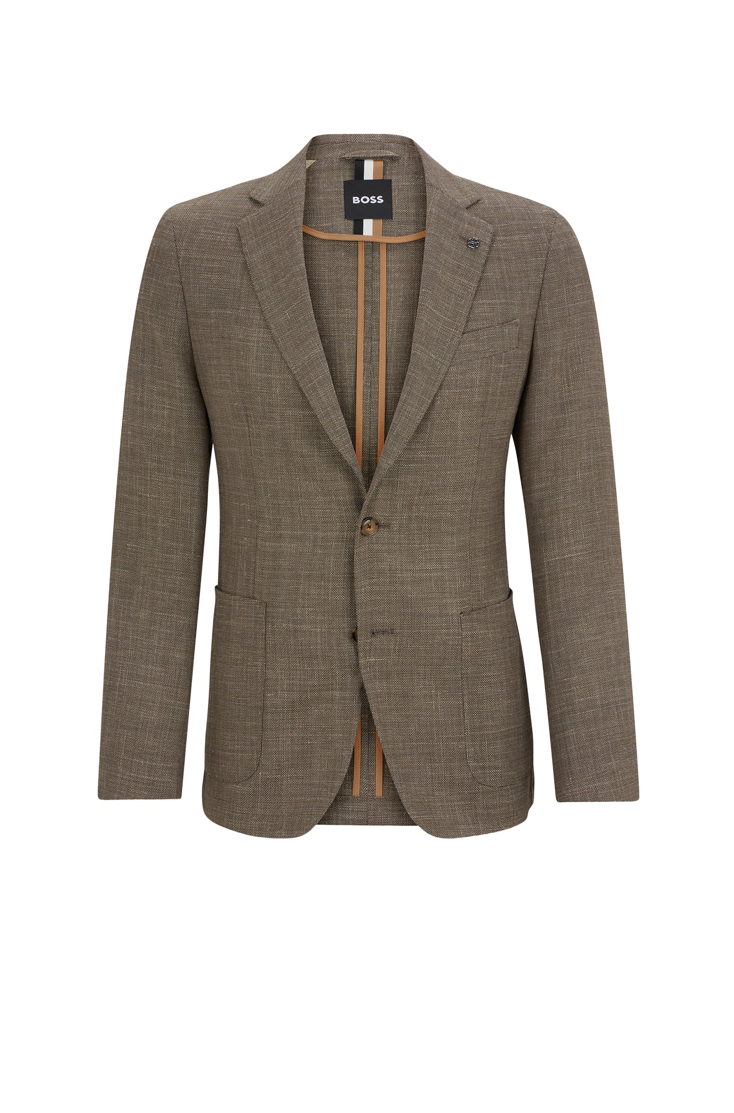 Veste de costume Hanry en laine mélangée - Open Beige