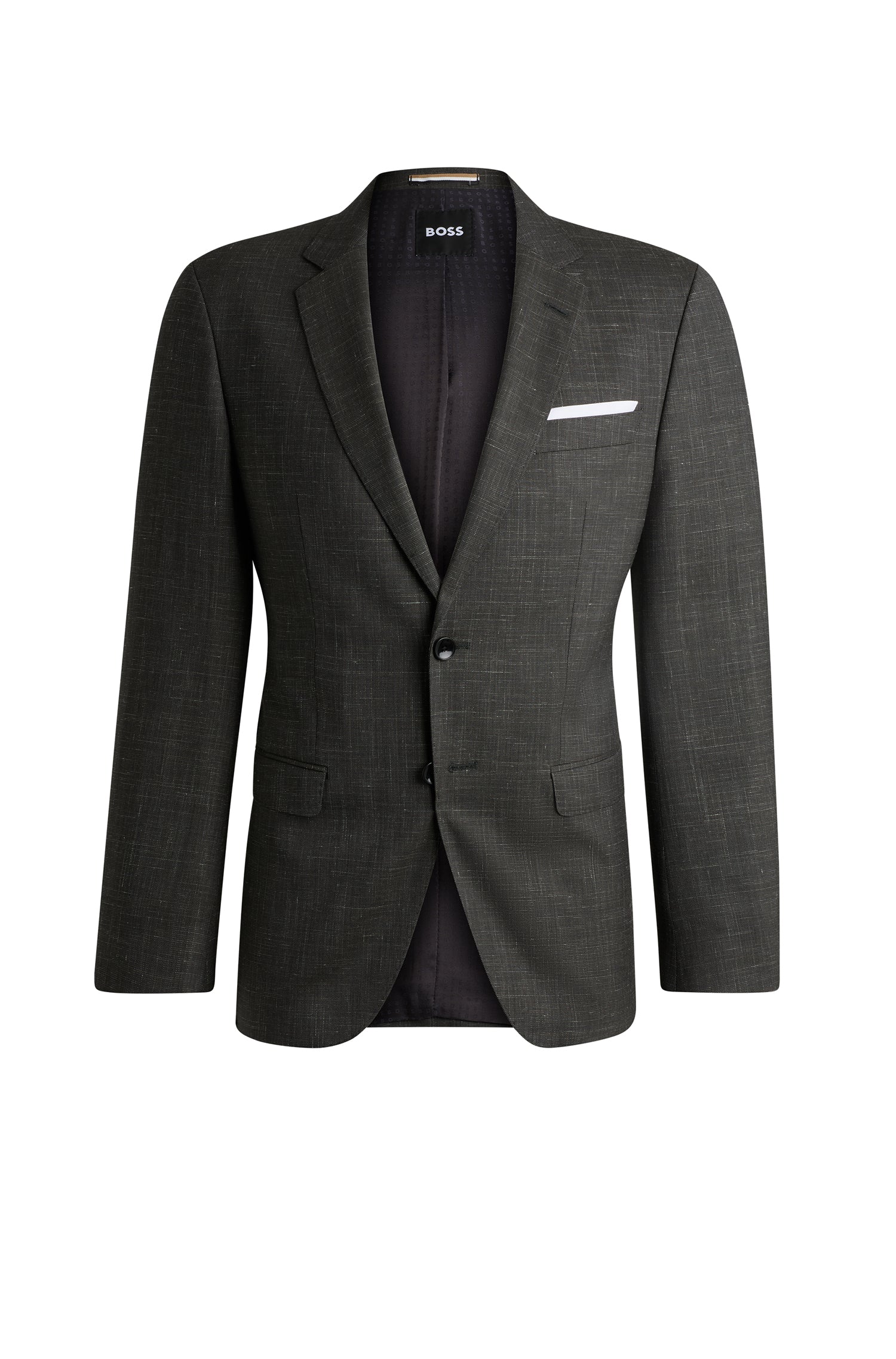 Veste de costume Hutson en laine - Open Green
