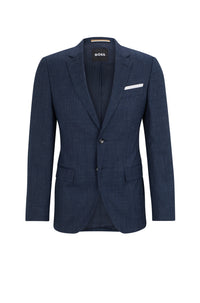 Veste de costume Hutson en laine - Navy