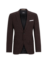 Veste de costume Hutson en laine - Open Red