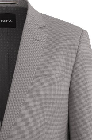 SILVER // BUSINESS SUITS H-HUGE-3PCS-232