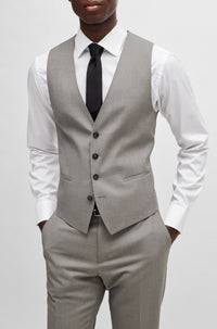 SILVER // BUSINESS SUITS H-HUGE-3PCS-232