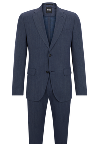 DARK BLUE // BUSINESS SUITS P-HUGE-2PCS-242