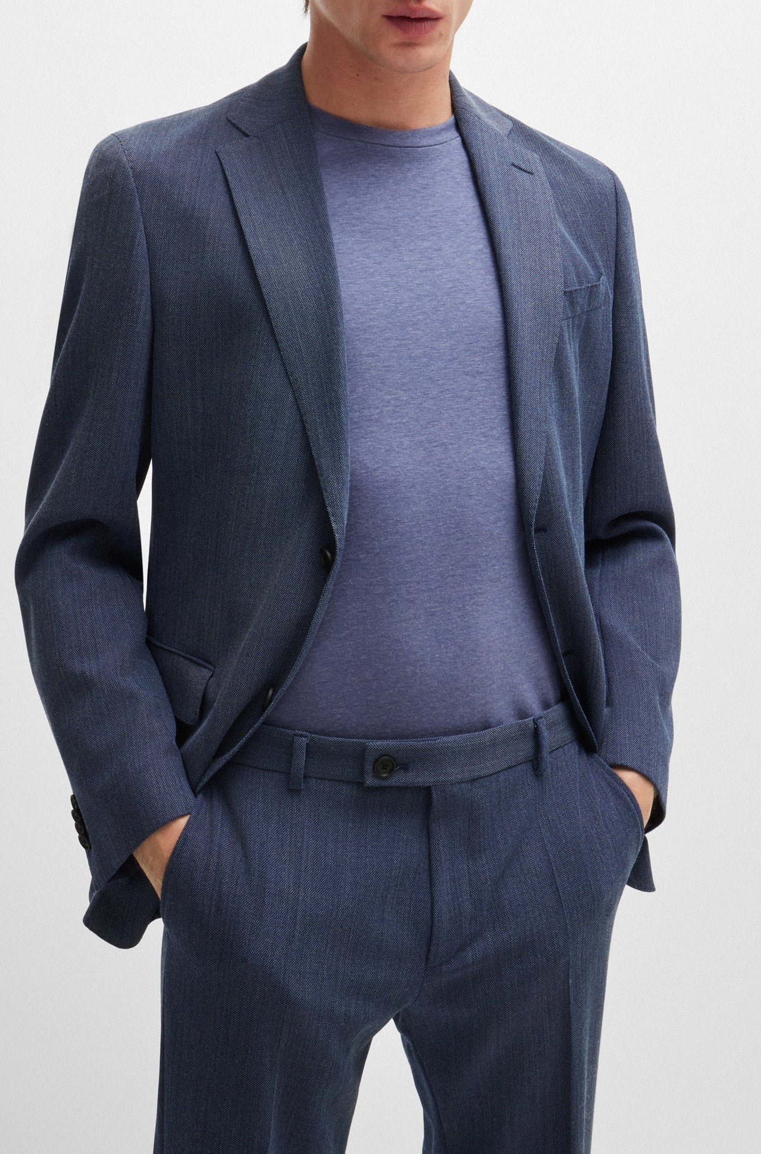 DARK BLUE // BUSINESS SUITS P-HUGE-2PCS-242