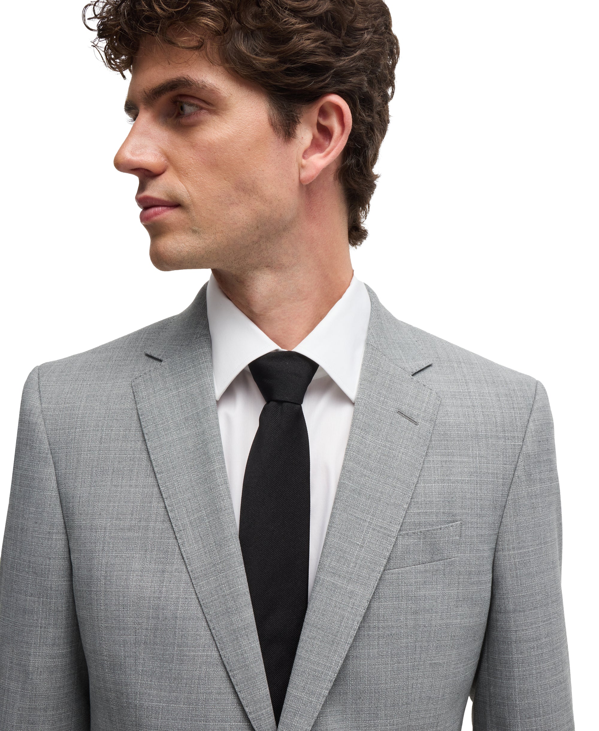 SILVER // BUSINESS SUITS H-HUGE-2PCS-224