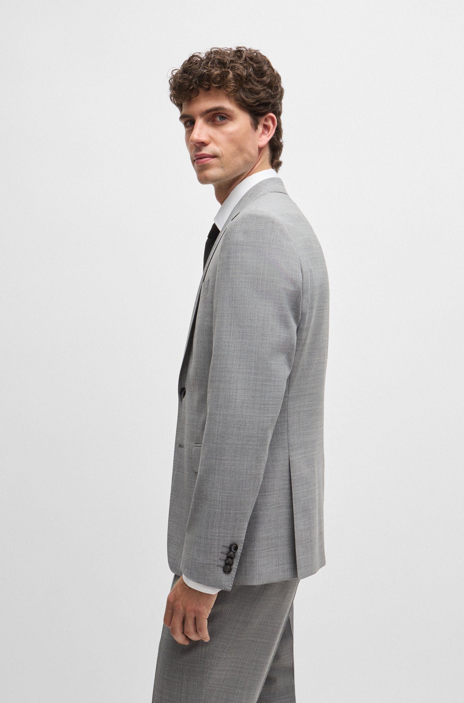 SILVER // BUSINESS SUITS H-HUGE-2PCS-224