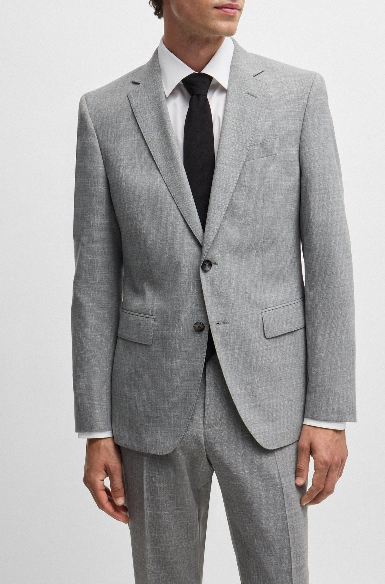 SILVER // BUSINESS SUITS H-HUGE-2PCS-224