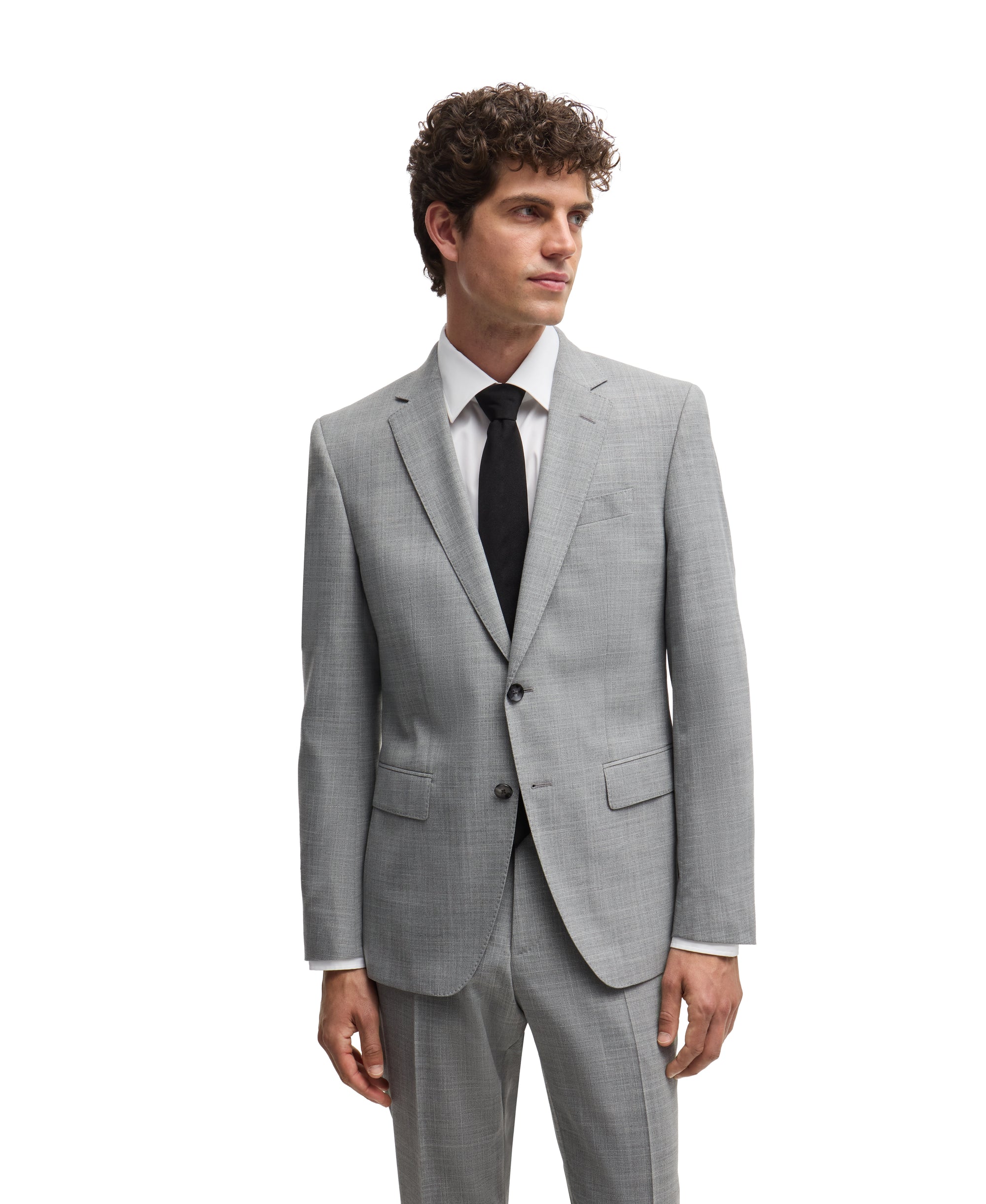 SILVER // BUSINESS SUITS H-HUGE-2PCS-224