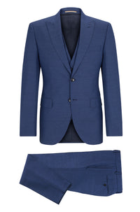 NAVY // BUSINESS SUITS H-JECKSON-3PCS-241