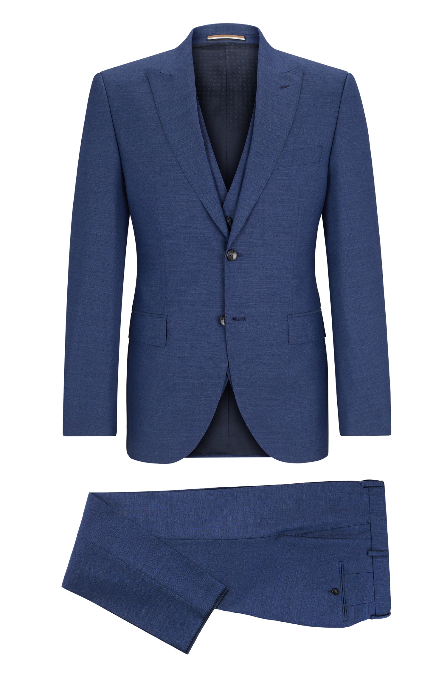 NAVY // BUSINESS SUITS H-JECKSON-3PCS-241