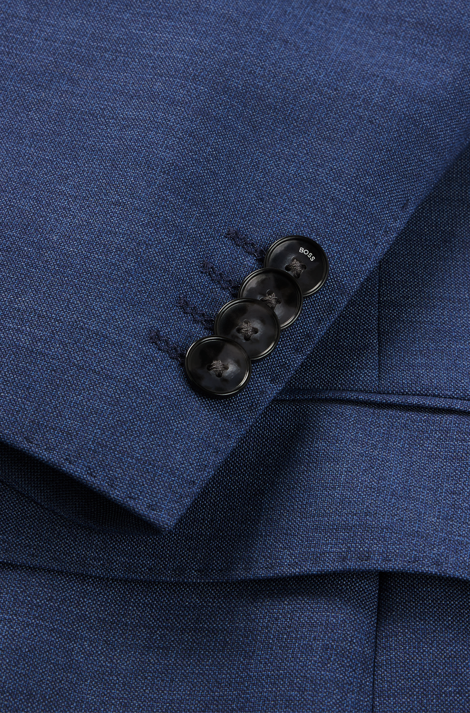 NAVY // BUSINESS SUITS H-JECKSON-3PCS-241