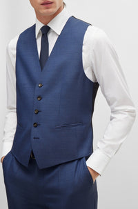 NAVY // BUSINESS SUITS H-JECKSON-3PCS-241