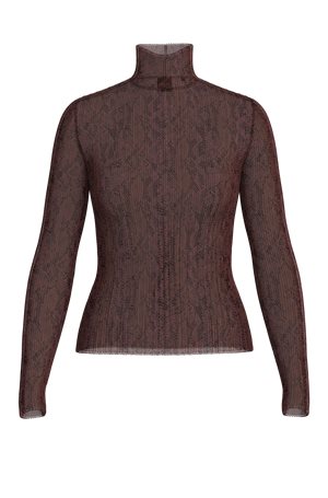 OPEN MISCELLANEOUS // CASUAL TOPS EMATA_MESH_AOP