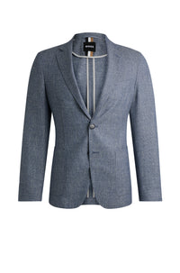 Veste de costume Hanry en laine - Navy