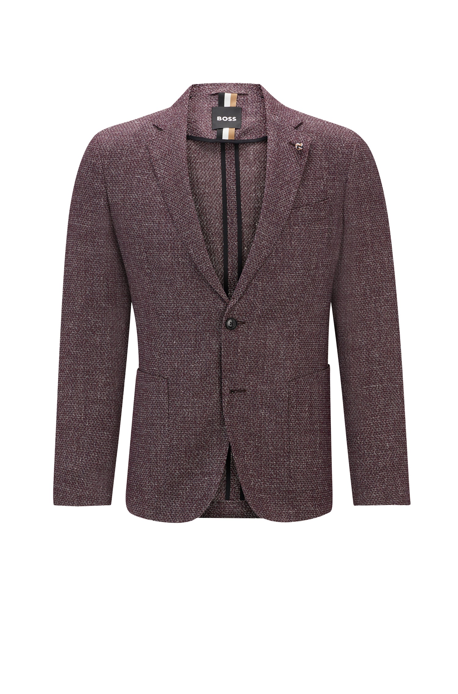 Veste de costume Hanry en laine - Open Red