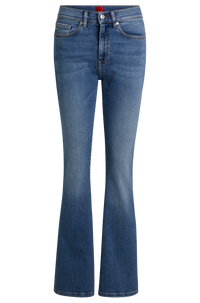 BRIGHT BLUE // JEANS GEFLARE