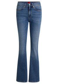 BRIGHT BLUE // JEANS GEFLARE