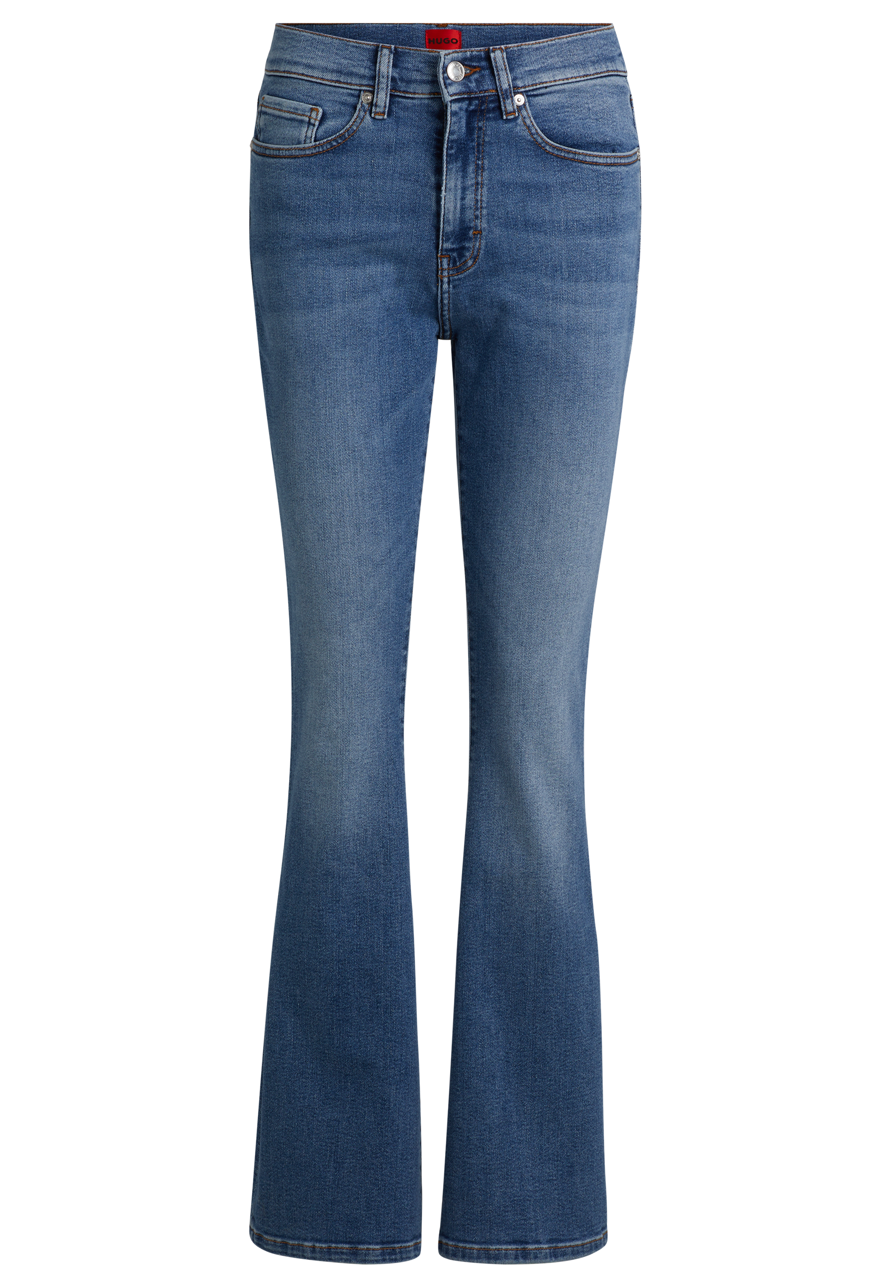 BRIGHT BLUE // JEANS GEFLARE