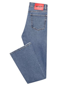 BRIGHT BLUE // JEANS GEFLARE