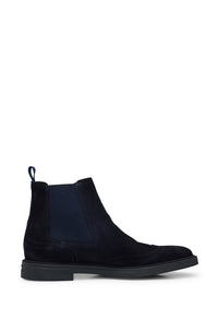 Calev leather boots - Dark Blue