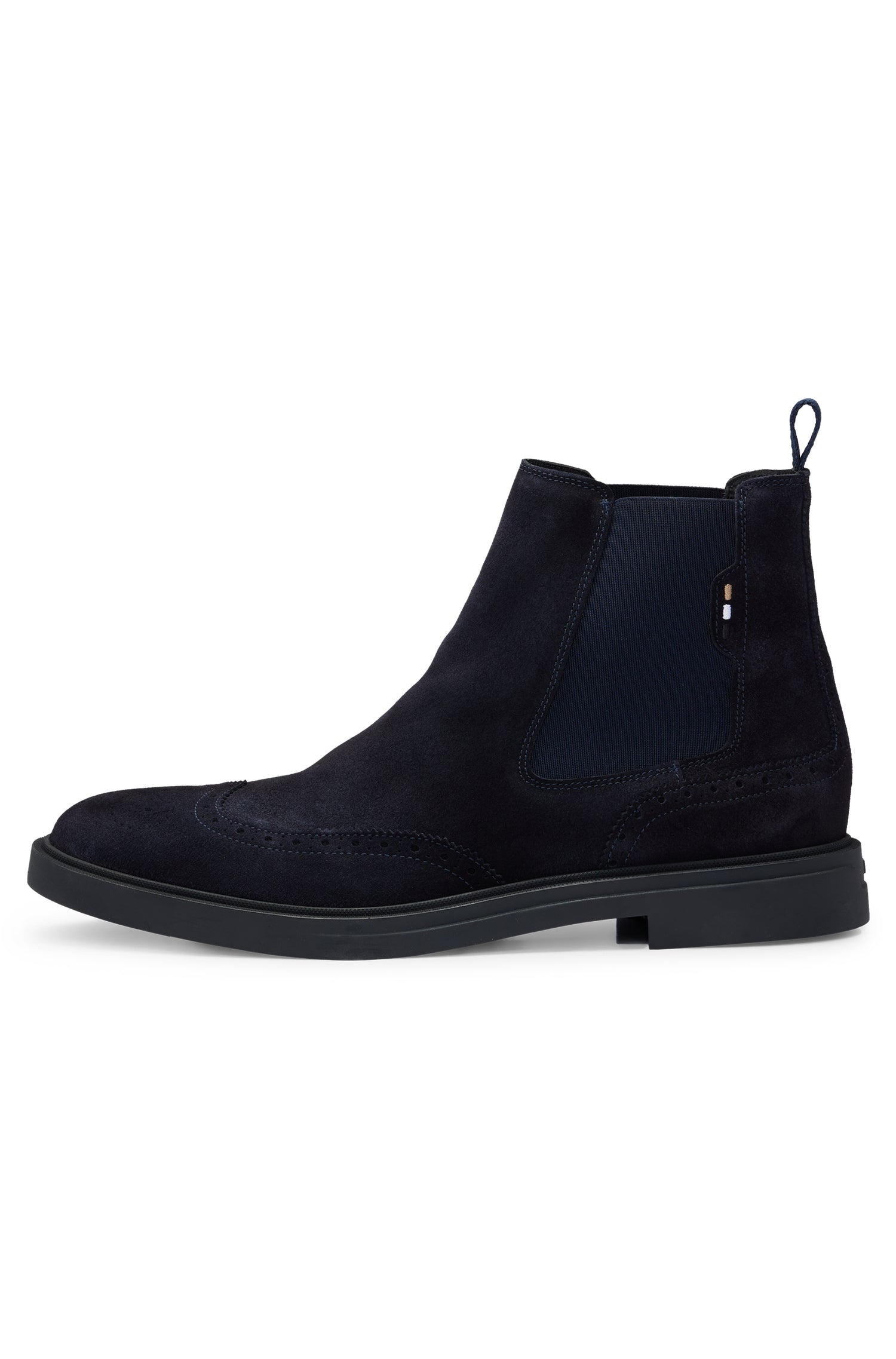 Calev leather boots - Dark Blue