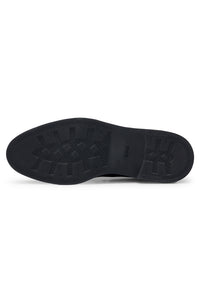 Calev leather boots - Dark Blue